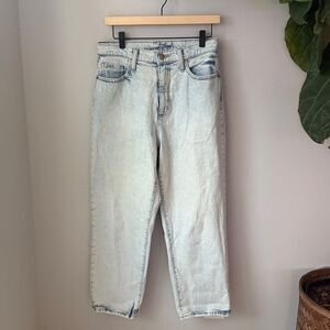 Universal Thread Light Acid Wash Vintage Straight High Rise Ankle